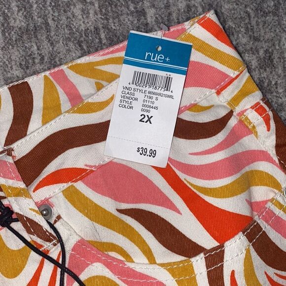 Super Cute Plus Size Groovy Jeans - NWT💕 - Picture 4 of 8